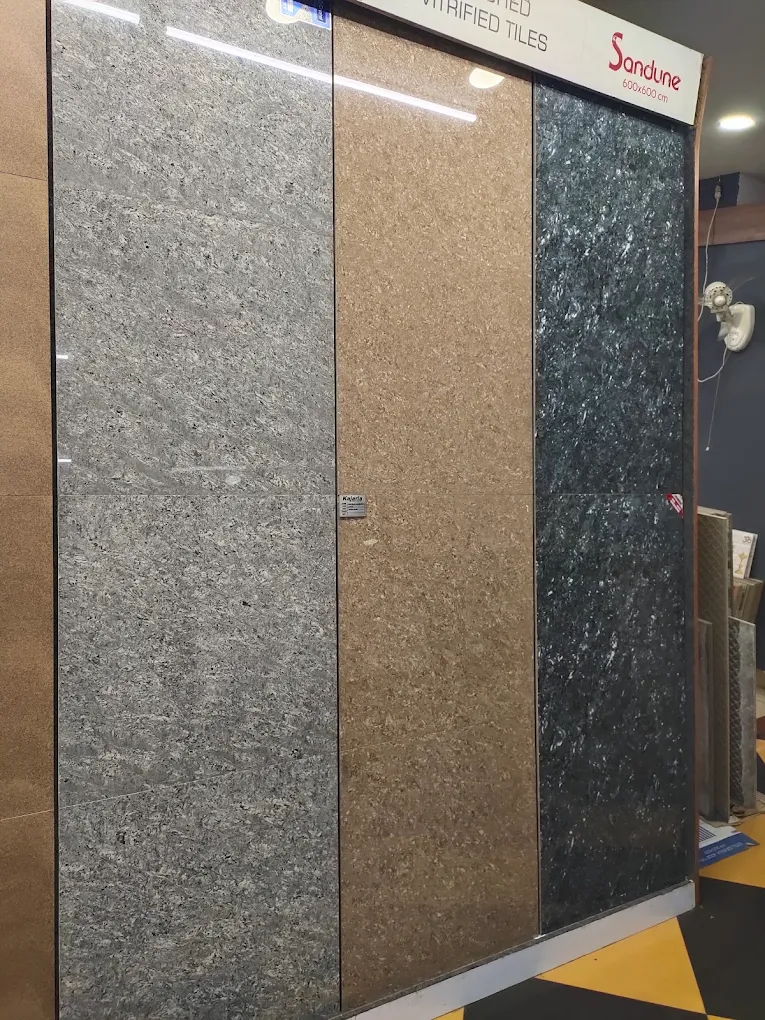 Rough split slate flooring